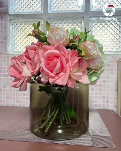 Rent Props: Madium vase with flowers